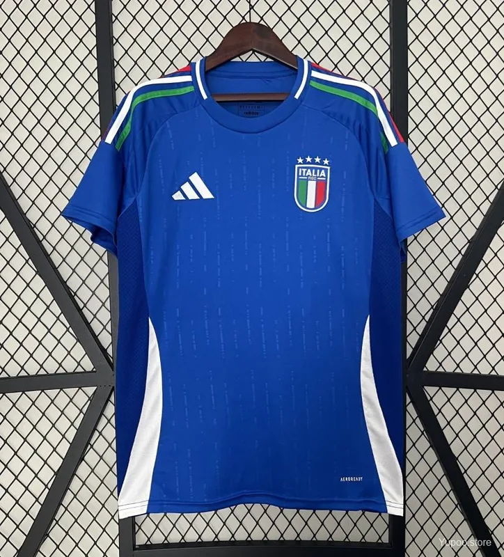 Camiseta Italia 2024 LOCAL MANGA CORTA VERSION FAN